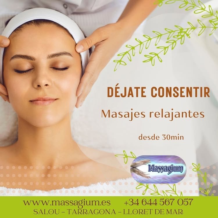 masajes relajantes desde 30 minutos en salou